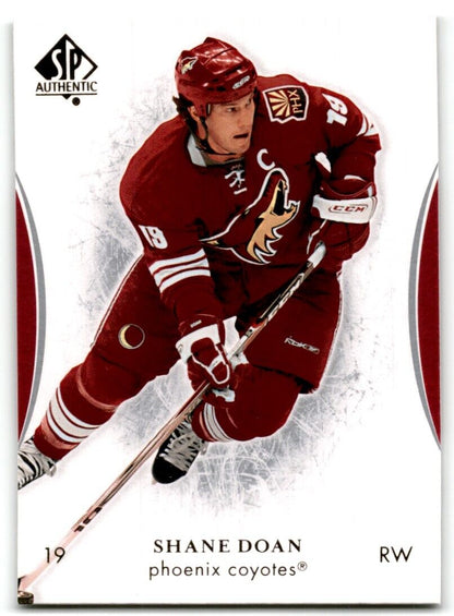 2007-08 SP Authentic Shane Doan Phoenix Coyotes #51