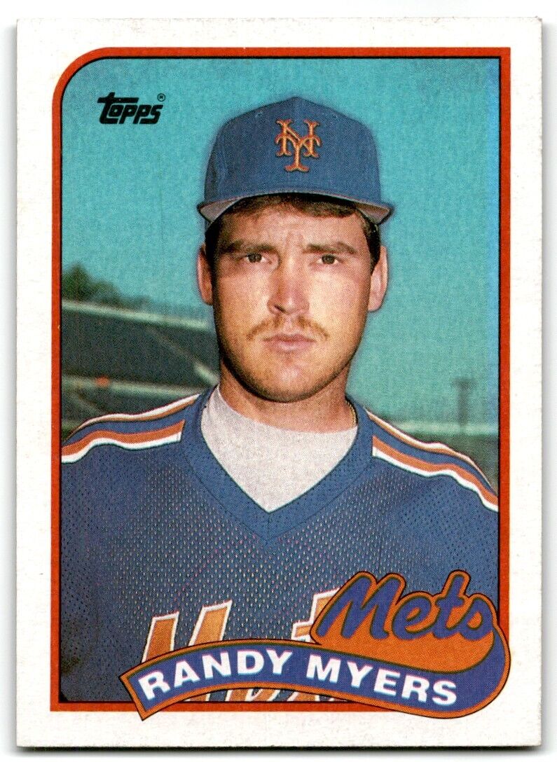 1989 Topps Randy Myers New York Mets #610