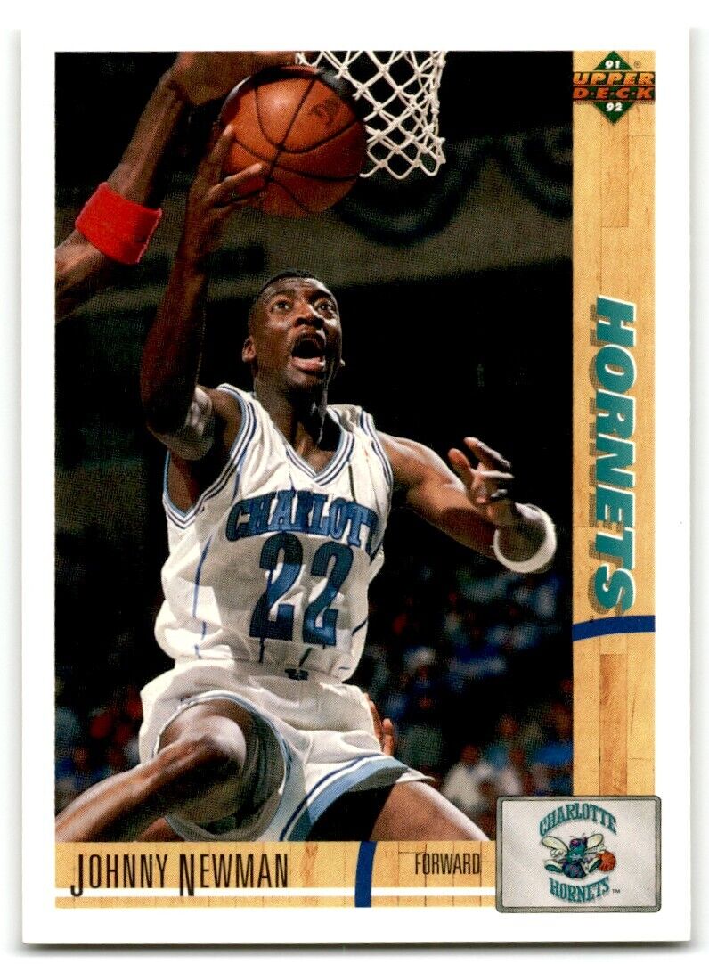 1991-92 Upper Deck Johnny Newman Charlotte Hornets #268