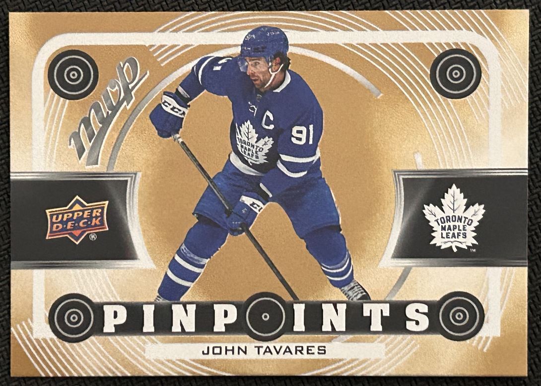 2022-23 Upper Deck MVP Pinpoints John Tavares Toronto Maple Leafs #PP-24