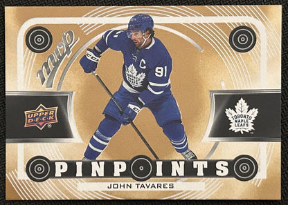 2022-23 Upper Deck MVP Pinpoints John Tavares Toronto Maple Leafs #PP-24