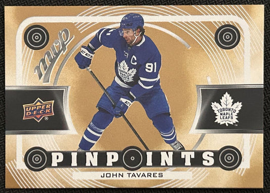 2022-23 Upper Deck MVP Pinpoints John Tavares Toronto Maple Leafs #PP-24