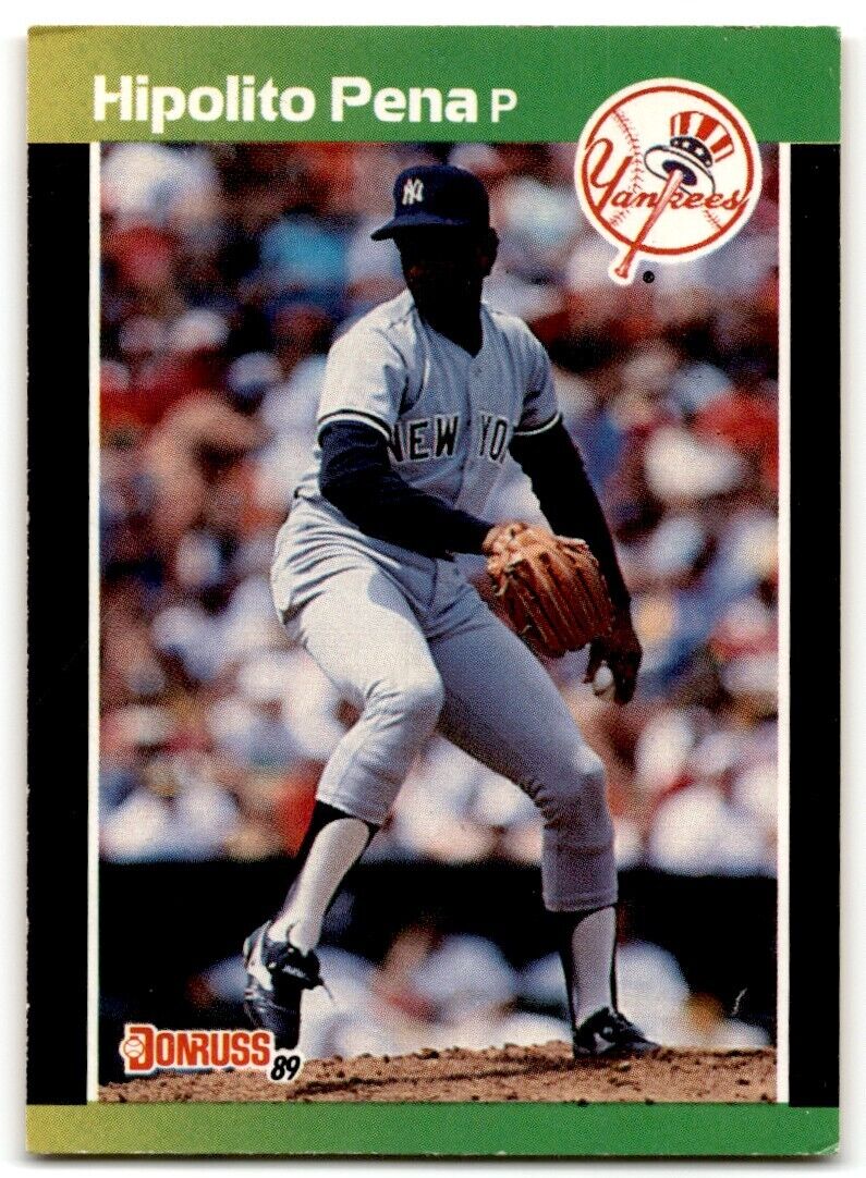 1989 Donruss Hipolito Pena Rookie New York Yankees #598