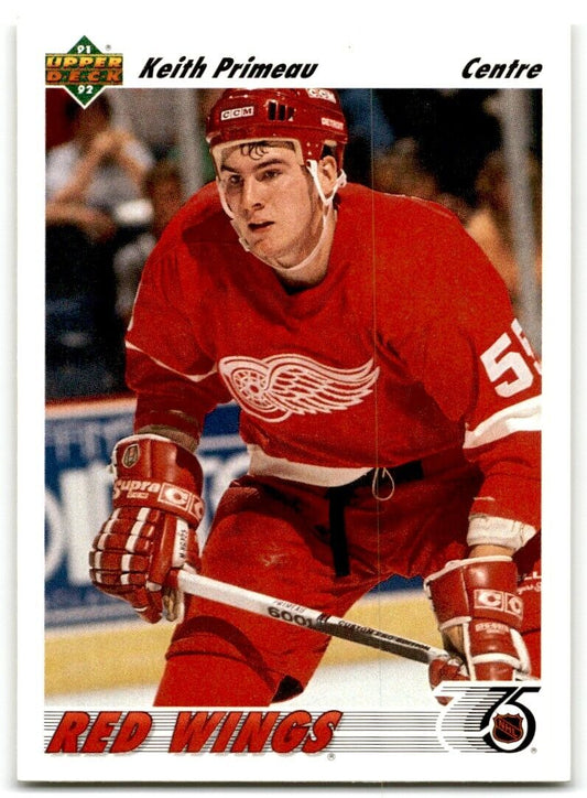 1991-92 Upper Deck French Keith Primeau Detroit Red Wings #258