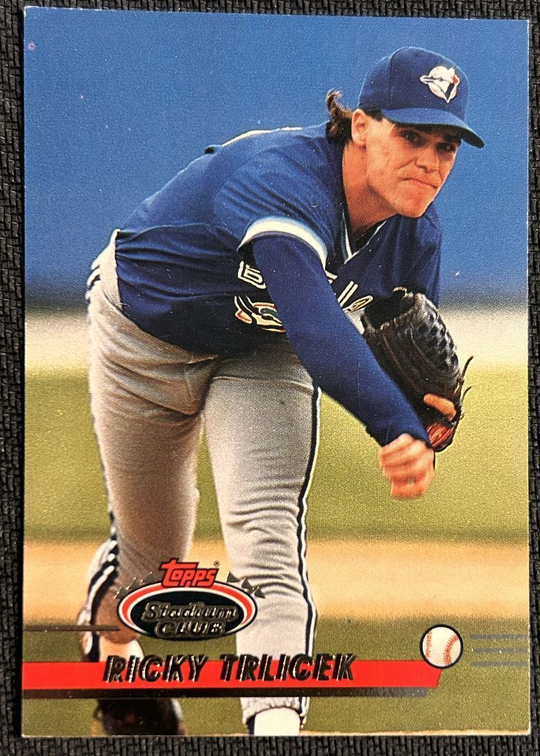 1993 Topps Stadium Club Rick Trlicek Toronto Blue Jays #218