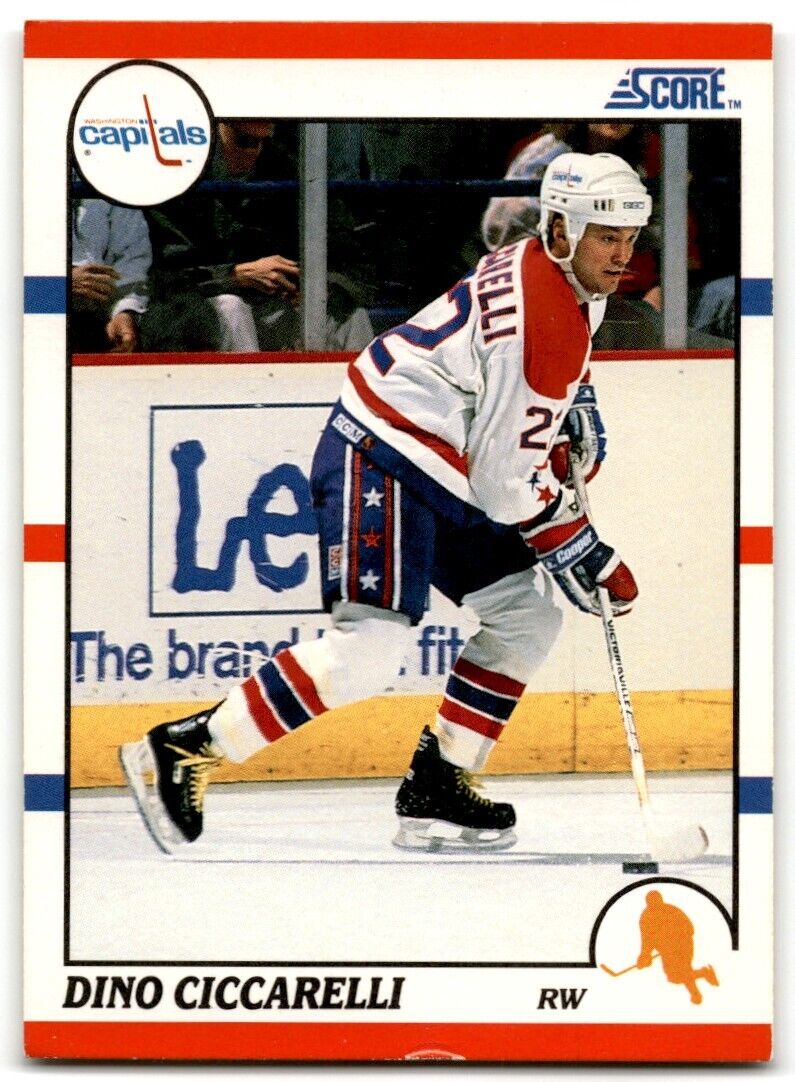 1990-91 Score Dino Ciccarelli Washington Capitals #230