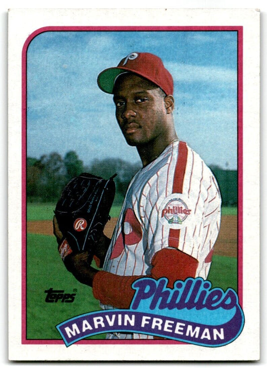 1989 Topps Marvin Freeman Philadelphia Phillies #634