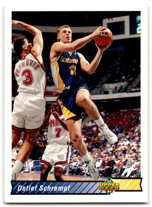 1992-93 Upper Deck European (Italian) Detlef Schrempf Indiana Pacers #176