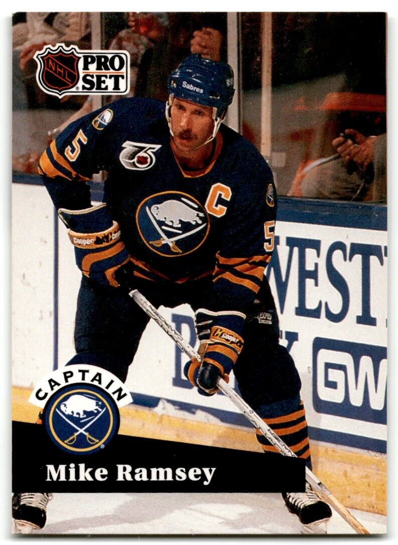 1991-92 Pro Set Mike Ramsey Buffalo Sabres #568