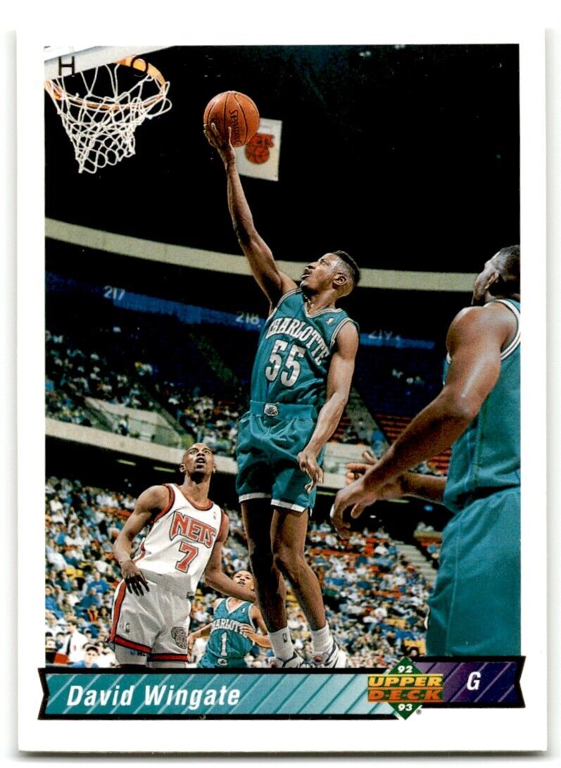 1992-93 Upper Deck European (Italian) David Wingate Charlotte Hornets #114