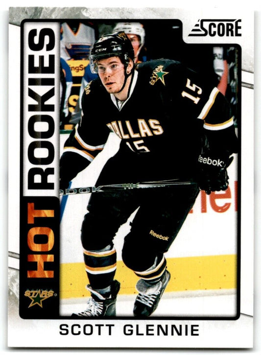 2012-13 Score Hot Rookies Scott Glennie Rookie Dallas Stars #541