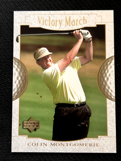 2001 Upper Deck Golf Trading Cards #167 Colin Montgomerie Victory March