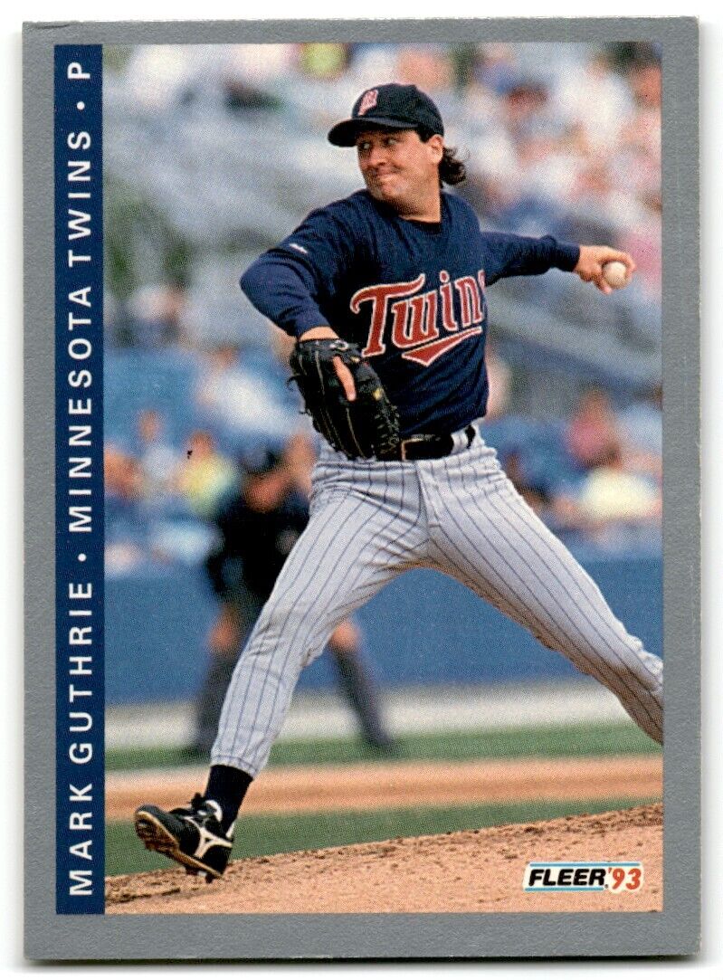 1993 Fleer Mark Guthrie Minnesota Twins #265