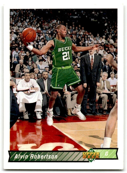 1992-93 Upper Deck Alvin Robertson Milwaukee Bucks #253