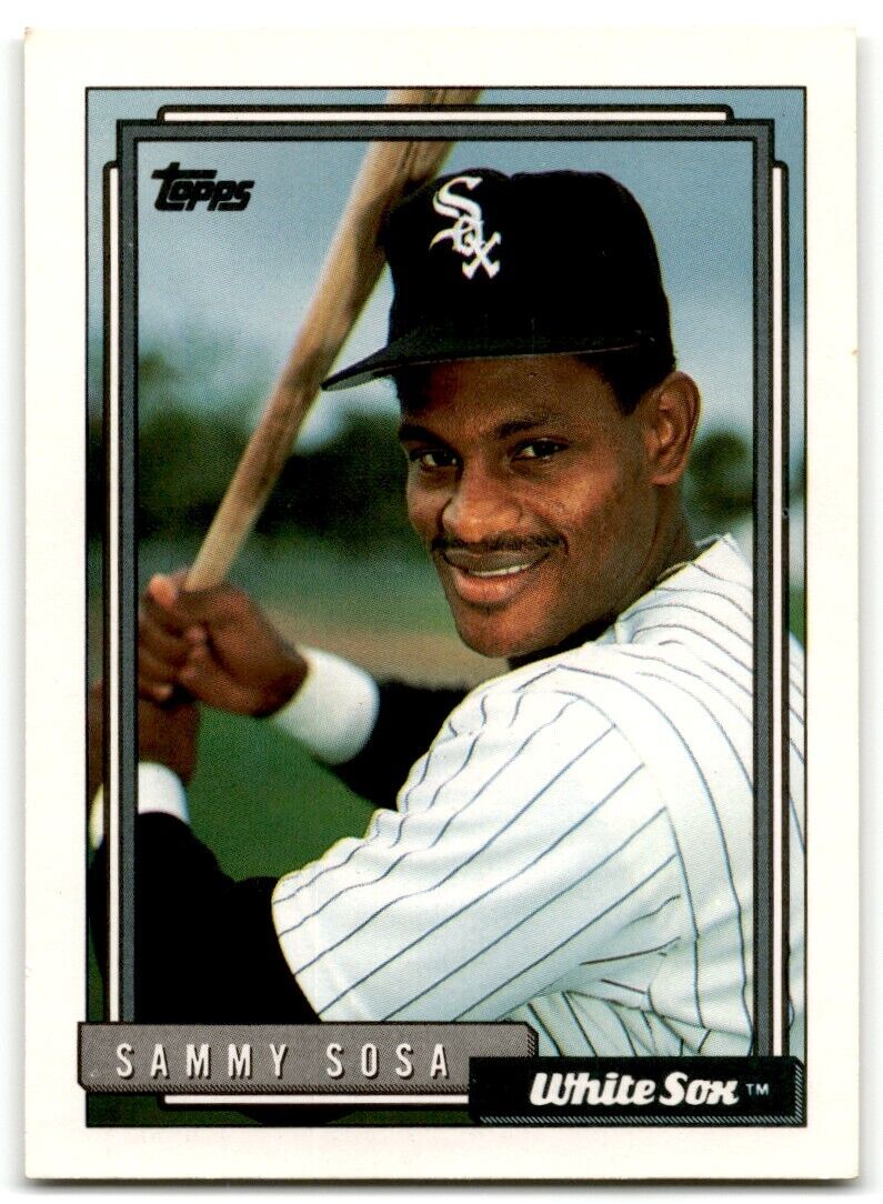 1992 Topps Sammy Sosa Chicago White Sox #94