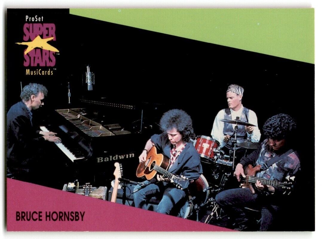 1991-92 ProSet Super Stars MusiCard Bruce Hornsby #51