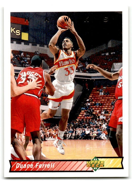 1992-93 Upper Deck Duane Ferrell Atlanta Hawks #166