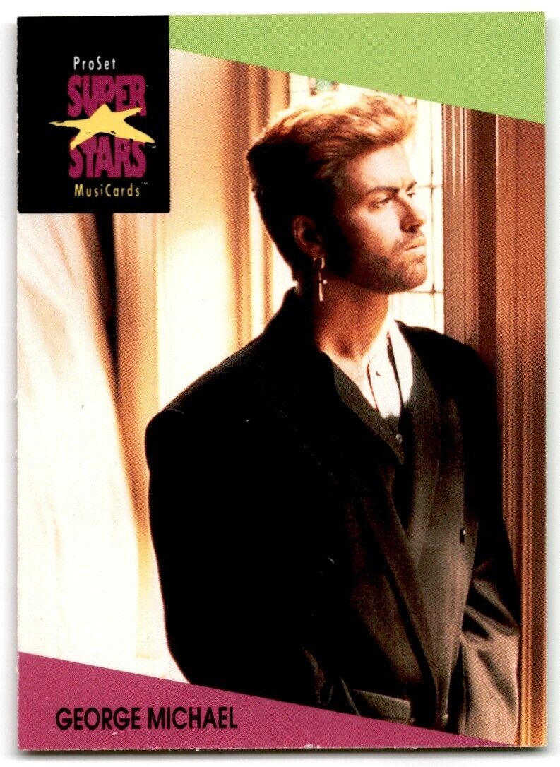 1991-92 ProSet Super Stars MusiCard George Michael #74