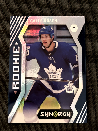 2017-18 Upper Deck Synergy Blue Calle Rosen Rookie Toronto Maple Leafs #54