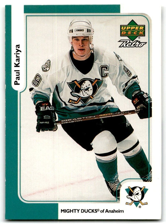 1998-99 Upper Deck Retro McDonald's Paul Kariya Anaheim Mighty Ducks #MCD-1