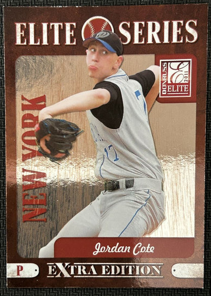 2011 Donruss Elite Extra Edition Series Jordan Cote New York Yankees #9