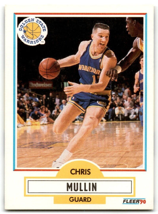 1990-91 Fleer Chris Mullin Golden State Warriors #66