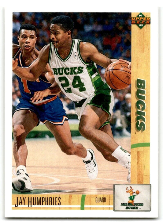 1991-92 Upper Deck Jay Humphries Milwaukee Bucks #241