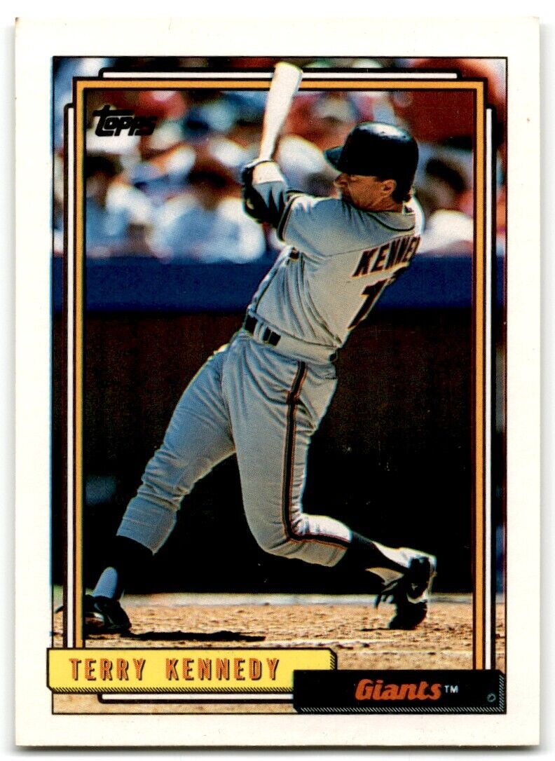 1992 Topps Terry Kennedy San Francisco Giants #253