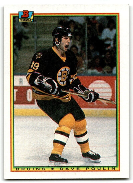 1990-91 Bowman Dave Poulin Boston Bruins #36