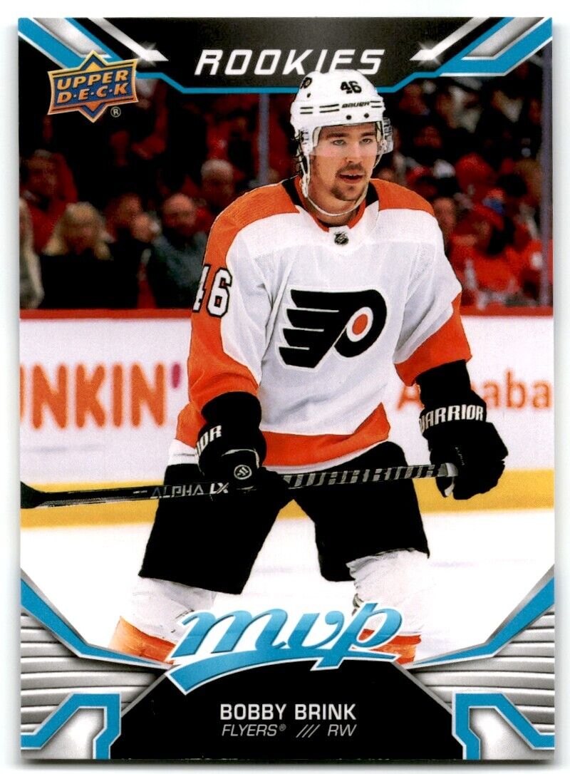 2022-23 Upper Deck MVP Bobby Brink Rookie Philadelphia Flyers #246