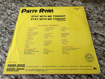 Patty Ryan – Stay With Me Tonight