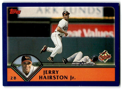 2003 Topps Jerry Hairston Jr. Baltimore Orioles #169