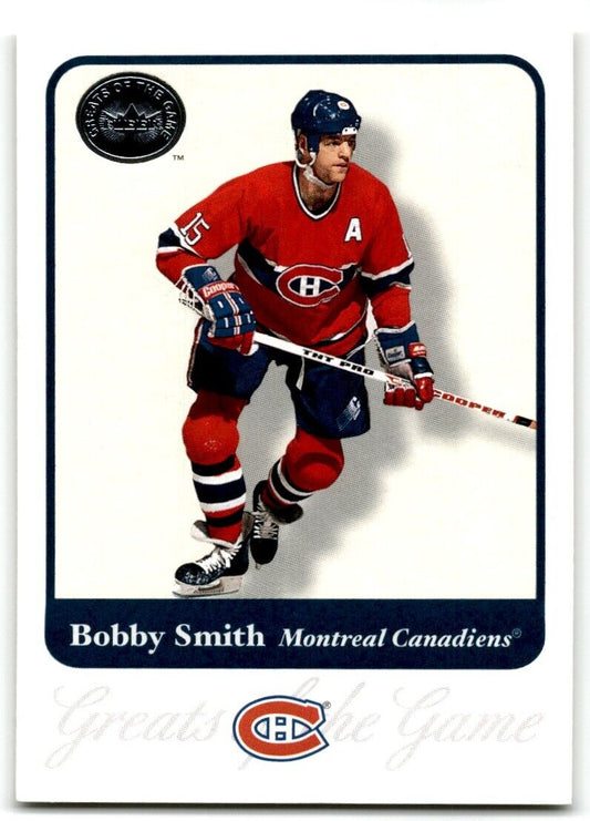 2001-02 Fleer Greats of the Game Bobby Smith Montreal Canadiens #50