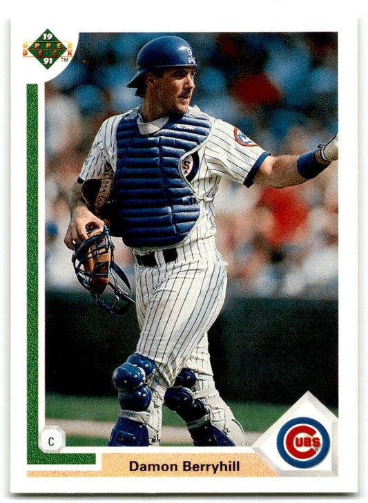 1991 Upper Deck Damon Berryhill Chicago Cubs #319