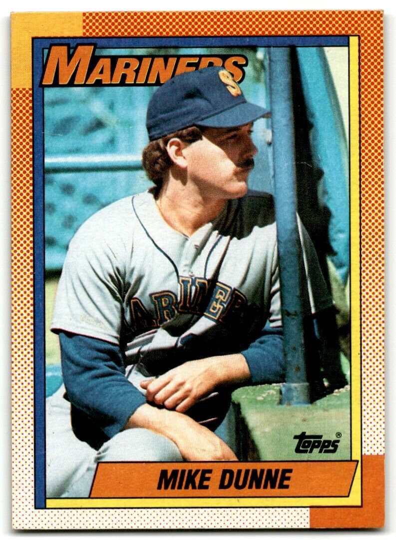 1990 Topps Mike Dunne Seattle Mariners #522