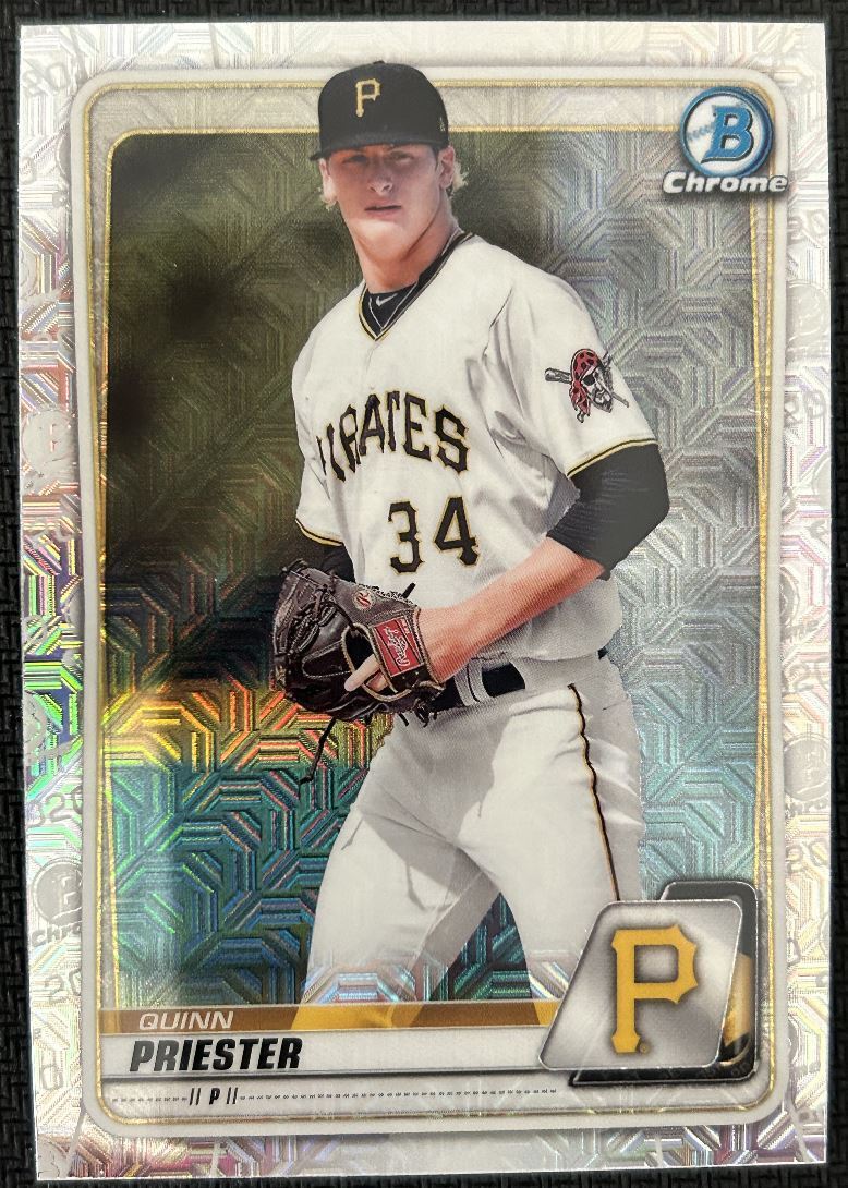 2020 Bowman Chrome Prospects Quinn Priester Pittsburgh Pirates #BCP-197