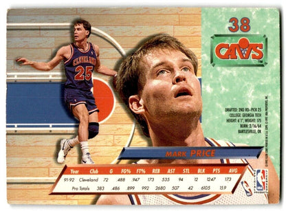 1992-93 Fleer Ultra Mark Price Cleveland Cavaliers #38