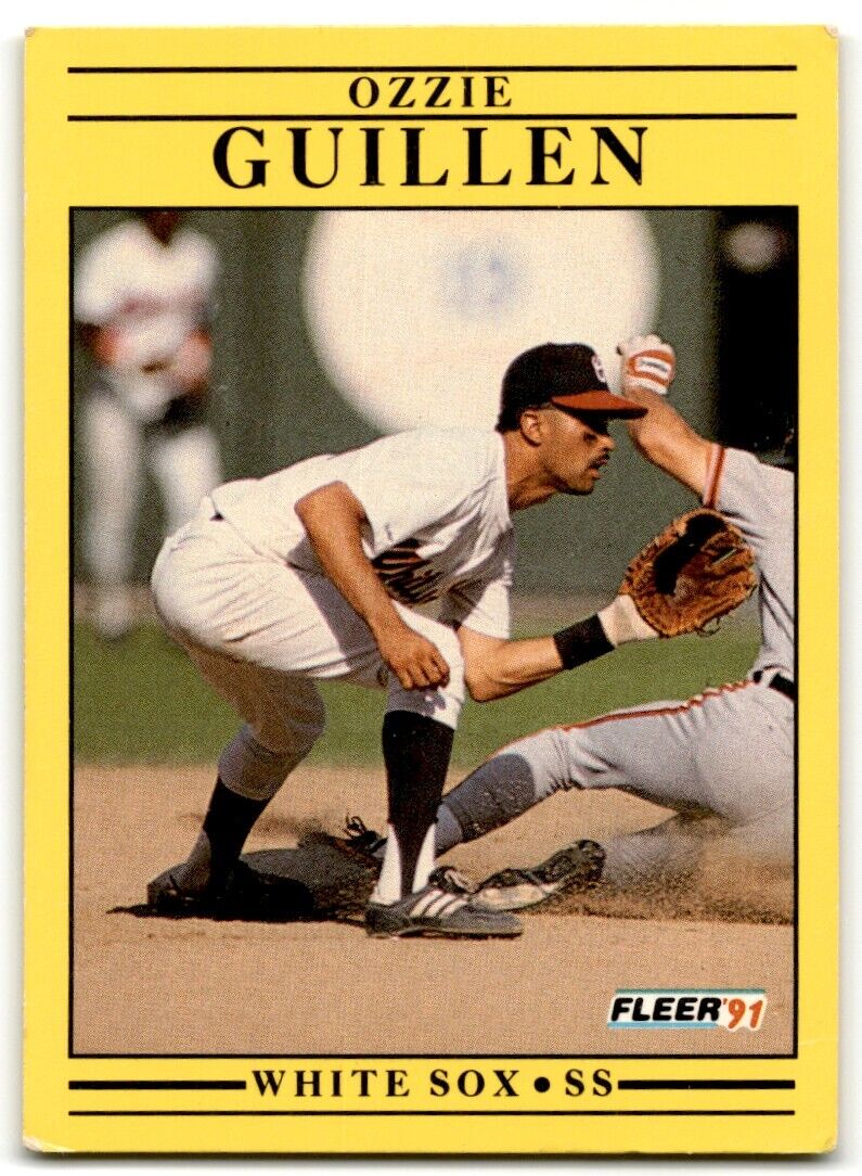 1991 Fleer Ozzie Guillen Chicago White Sox #121