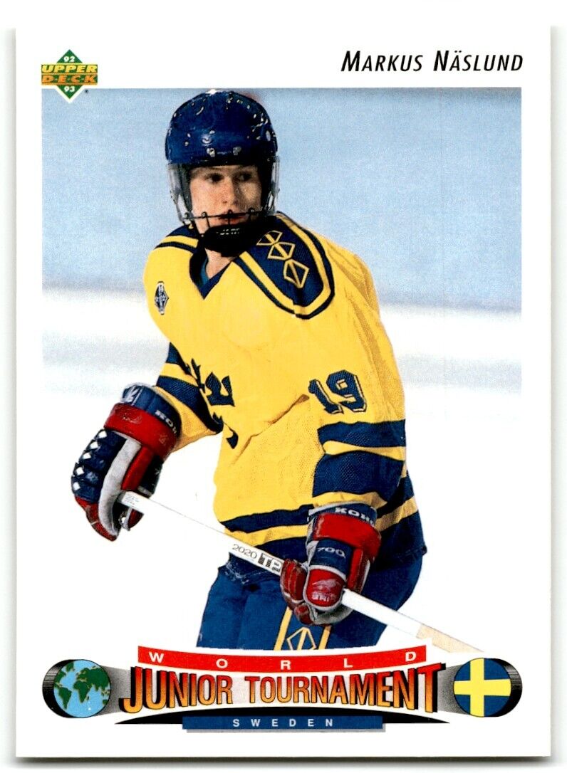 1992-93 Upper Deck Markus Naslund Rookie Sweden #234