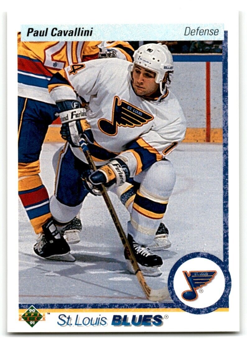 1990-91 Upper Deck Paul Cavallini St. Louis Blues #281