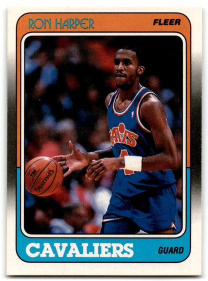 1988-89 Fleer Ron Harper Cleveland Cavaliers #23