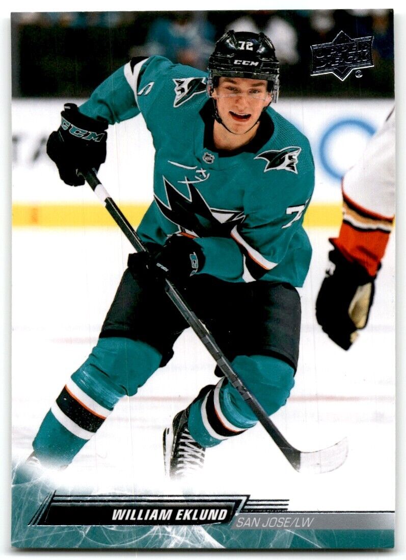 2022-23 Upper Deck William Eklund San Jose Sharks #397