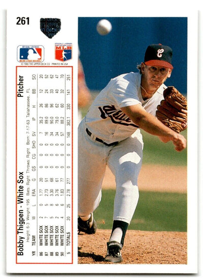 1991 Upper Deck Bobby Thigpen Chicago White Sox #261