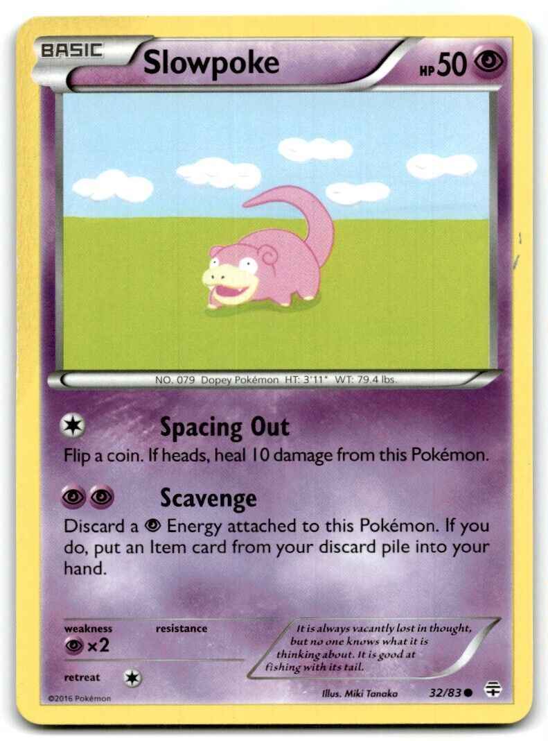 2016 XY - Generations Slowpoke Basic/Common #32