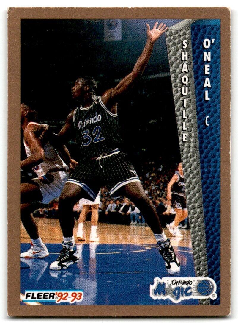 1992-93 Fleer Drake's Shaquille O'Neal Orlando Magic #37