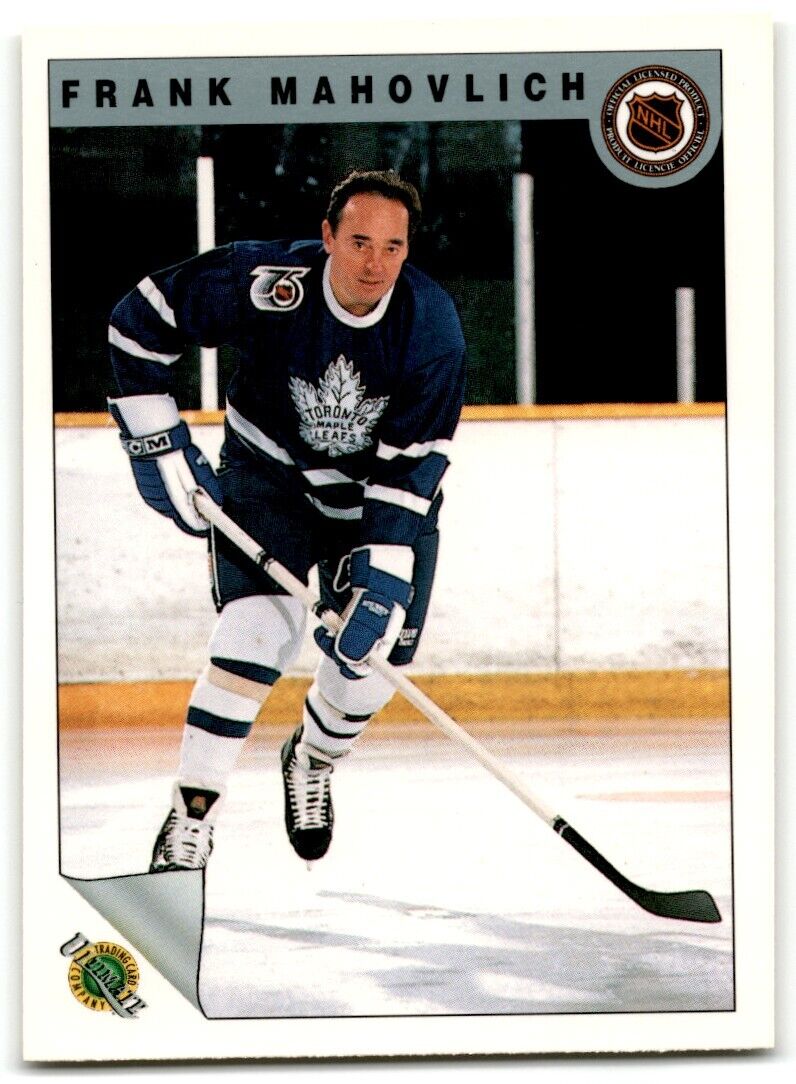 1991-92 Ultimate Original 6 Frank Mahovlich Toronto Maple Leafs #40