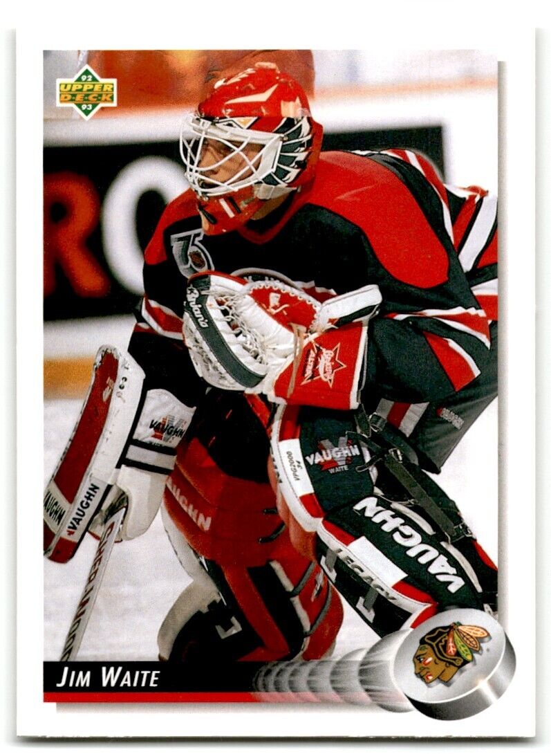 1992-93 Upper Deck Jimmy Waite Chicago Blackhawks #67