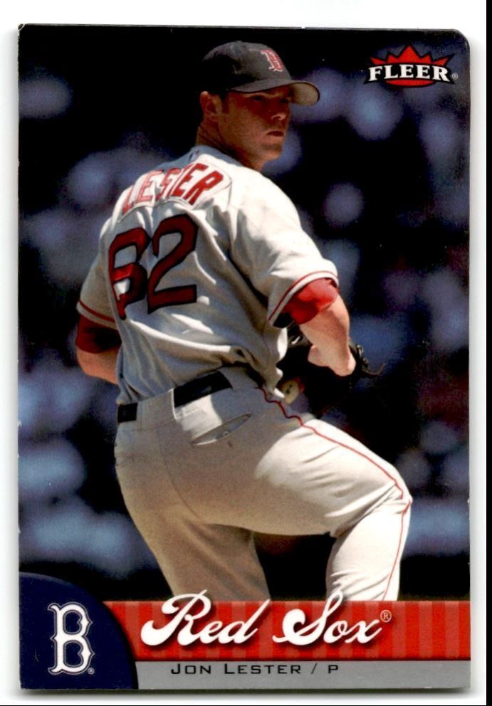 2007 Fleer Jon Lester Boston Red Sox #283B