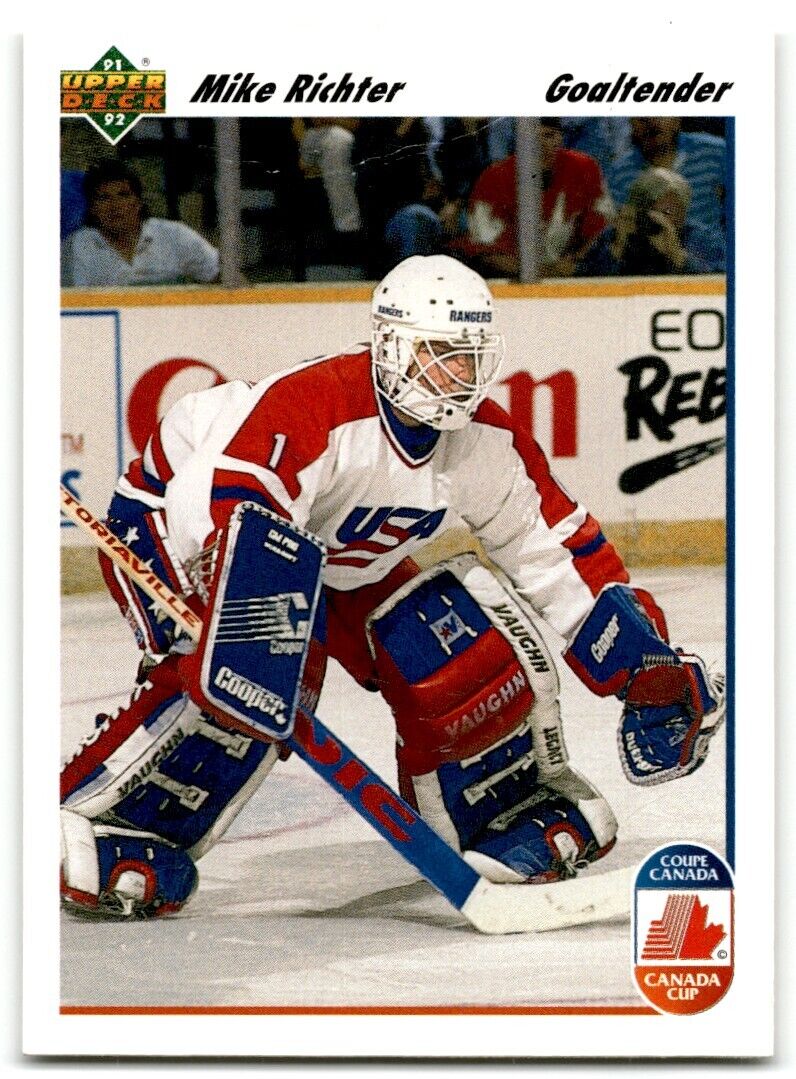 1991-92 Upper Deck Mike Richter USA #34