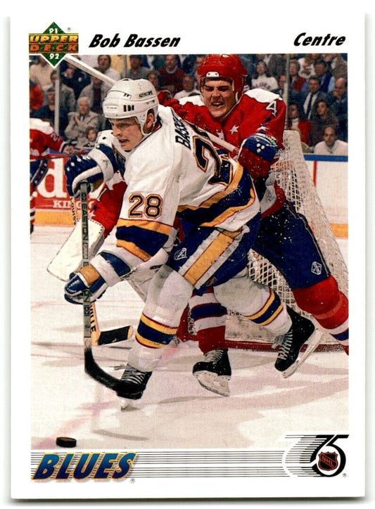 1991-92 Upper Deck Bob Bassen St. Louis Blues #319